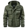 Camero Exclusive Logo Multi Pocket Jacket Fishing QTFS260525A1CMR - Army Green