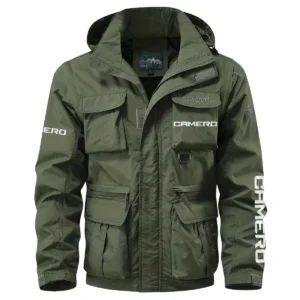 Camero Exclusive Logo Multi Pocket Jacket Fishing QTFS260525A1CMR - Army Green