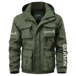 Garmin Exclusive Logo Multi Pocket Jacket Fishing QTFS260525A1GA - Army Green