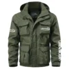 Hooker Boats Exclusive Logo Multi Pocket Jacket Fishing QTFS260525A1HOO - Army Green