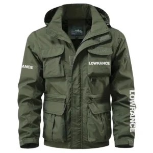 Lowrance Exclusive Logo Multi Pocket Jacket Fishing QTFS260525A1LOW - Army Green
