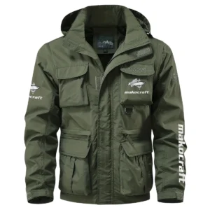 Makocraft Boats Exclusive Logo Multi Pocket Jacket Fishing QTFS260525A1MAB - Army Green