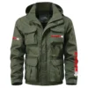 Stacer Exclusive Logo Multi Pocket Jacket Fishing QTFS260525A1STC - Army Green