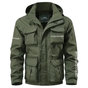 whittley boats Exclusive Logo Multi Pocket Jacket Fishing QTFS260525A1WHB - Army Green