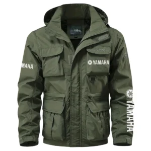 Yellowfin Plate Exclusive Logo Multi Pocket Jacket Fishing QTFS260525A1YPB - Army Green