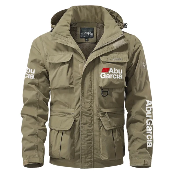 Abu Garcia Exclusive Logo Multi Pocket Jacket Fishing QTFS260525A1AG - Khaki