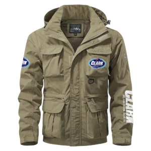 Clark Aluminium Boats Exclusive Logo Multi Pocket Jacket Fishing QTFS260525A1CAB - Khaki
