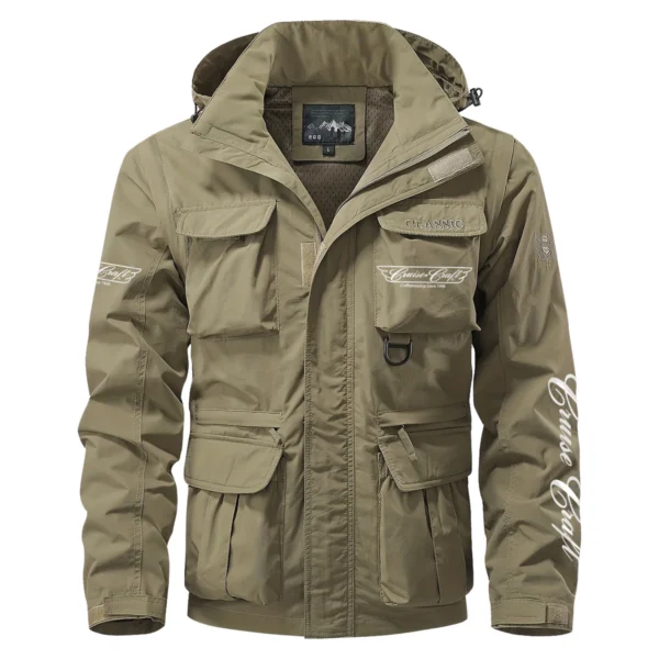 CruiseCraft Exclusive Logo Multi Pocket Jacket Fishing QTFS260525A1CCB - Khaki