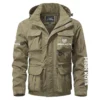 Minn Kota Exclusive Logo Multi Pocket Jacket Fishing QTFS260525A1MNK - Khaki
