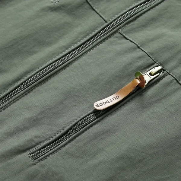 Isuzu D-MAX Exclusive Logo Waterproof Outdoor Jacket QTUT170525A2ID - Army Green - Image 7