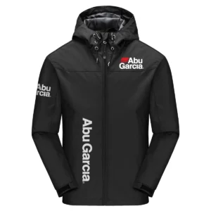 Abu Garcia Exclusive Logo Windbreaker Jacket QTFS190525A3AG - Black