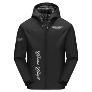 CruiseCraft Exclusive Logo Windbreaker Jacket QTFS190525A3CCB - Black