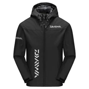 Daiwa Exclusive Logo Windbreaker Jacket QTFS190525A3DAI - Black