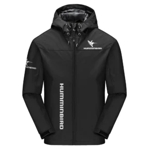 Humminbird Exclusive Logo Windbreaker Jacket QTFS190525A3HUM - Black