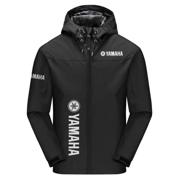 Yamaha Marine Exclusive Logo Windbreaker Jacket QTFS190525A3YMM - Black
