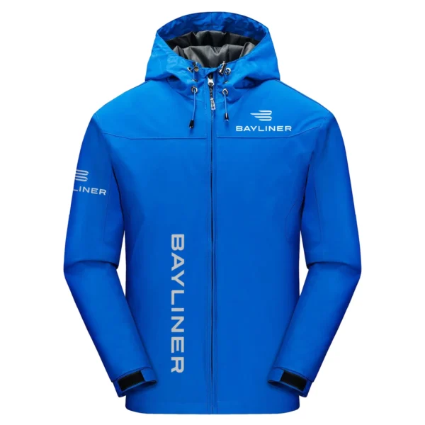 Bayliner Exclusive Logo Windbreaker Jacket QTFS190525A3BYL - Blue