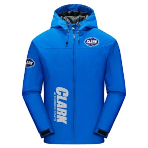 Clark Aluminium Boats Exclusive Logo Windbreaker Jacket QTFS190525A3CAB - Blue