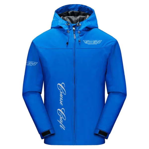 CruiseCraft Exclusive Logo Windbreaker Jacket QTFS190525A3CCB - Blue
