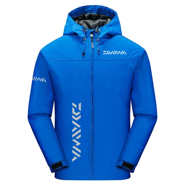 Daiwa Exclusive Logo Windbreaker Jacket QTFS190525A3DAI - Blue
