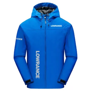 Lowrance Exclusive Logo Windbreaker Jacket QTFS190525A3LOW - Blue