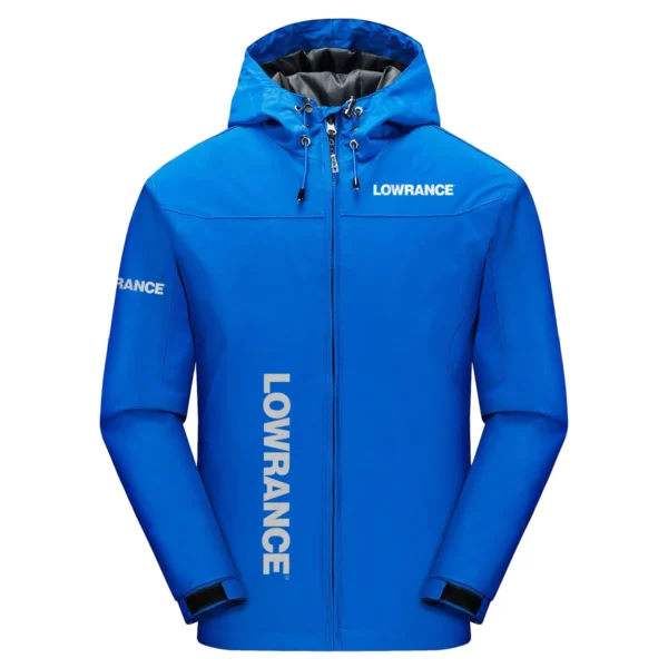Lowrance Exclusive Logo Windbreaker Jacket QTFS190525A3LOW - Blue