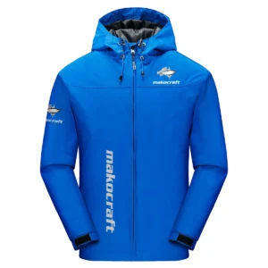 Makocraft Boats Exclusive Logo Windbreaker Jacket QTFS190525A3MAB - Blue