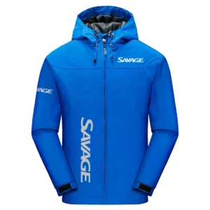 Savage Boats Exclusive Logo Windbreaker Jacket QTFS190525A3SAB - Blue