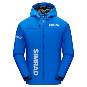 Simrad Exclusive Logo Windbreaker Jacket QTFS190525A3SIM - Blue