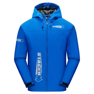Stacer Exclusive Logo Windbreaker Jacket QTFS190525A3STC - Blue