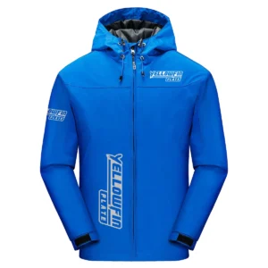 Yellowfin Plate Exclusive Logo Windbreaker Jacket QTFS190525A3YPB - Blue