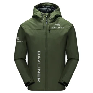 Bayliner Exclusive Logo Windbreaker Jacket QTFS190525A3BYL - Army Green