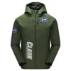 Clark Aluminium Boats Exclusive Logo Windbreaker Jacket QTFS190525A3CAB - Army Green