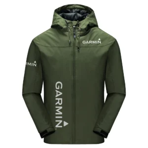 Garmin Exclusive Logo Windbreaker Jacket QTFS190525A3GA - Army Green