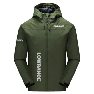 Lowrance Exclusive Logo Windbreaker Jacket QTFS190525A3LOW - Army Green