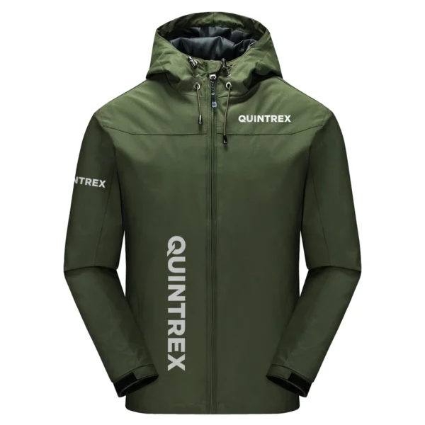 Quintrex Exclusive Logo Windbreaker Jacket QTFS190525A3QTX - Army Green