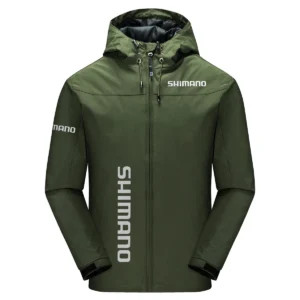 Shimano Exclusive Logo Windbreaker Jacket QTFS190525A3SHI - Army Green