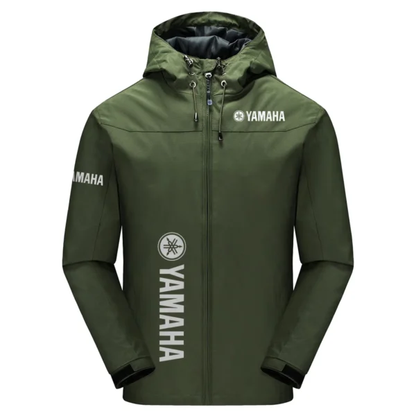 Yamaha Marine Exclusive Logo Windbreaker Jacket QTFS190525A3YMM - Army Green
