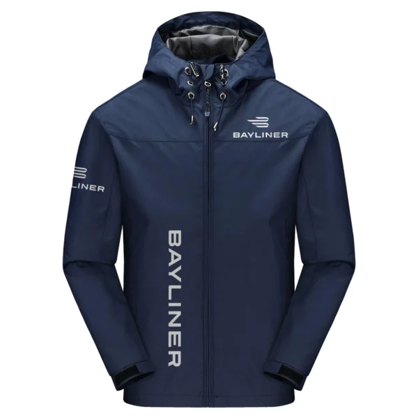 Bayliner Exclusive Logo Windbreaker Jacket QTFS190525A3BYL - Navy
