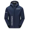 Camero Exclusive Logo Windbreaker Jacket QTFS190525A3CMR - Navy