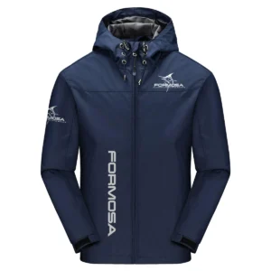 Formosa Marine Exclusive Logo Windbreaker Jacket QTFS190525A3FOM - Navy