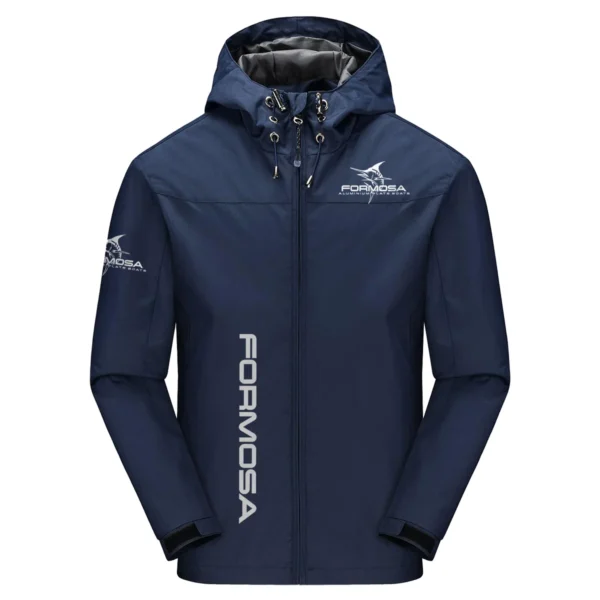 Formosa Marine Exclusive Logo Windbreaker Jacket QTFS190525A3FOM - Navy
