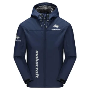 Makocraft Boats Exclusive Logo Windbreaker Jacket QTFS190525A3MAB - Navy