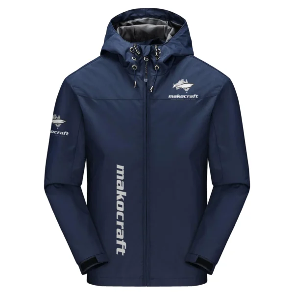 Makocraft Boats Exclusive Logo Windbreaker Jacket QTFS190525A3MAB - Navy