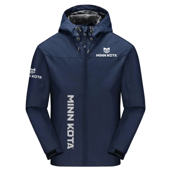 Minn Kota Exclusive Logo Windbreaker Jacket QTFS190525A3MNK - Navy