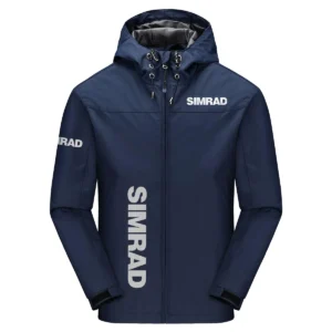 Simrad Exclusive Logo Windbreaker Jacket QTFS190525A3SIM - Navy