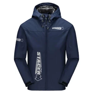 Stacer Exclusive Logo Windbreaker Jacket QTFS190525A3STC - Navy