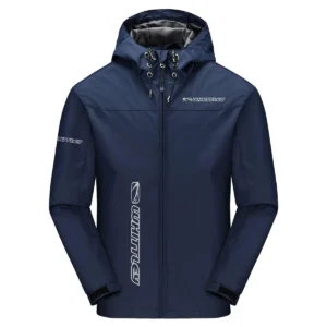 whittley boats Exclusive Logo Windbreaker Jacket QTFS190525A3WHB - Navy