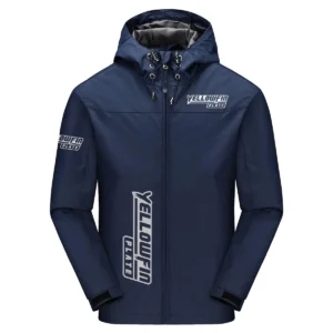 Yellowfin Plate Exclusive Logo Windbreaker Jacket QTFS190525A3YPB - Navy