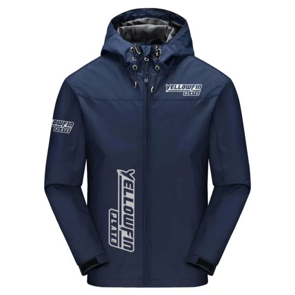 Yellowfin Plate Exclusive Logo Windbreaker Jacket QTFS190525A3YPB - Navy