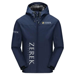 Zerek Innovation Exclusive Logo Windbreaker Jacket QTFS190525A3ZI - Navy